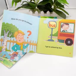 image-10-100 Booklets English Words Learning Reading Books for Children Kids Preschool Pocket Book Follow The Video Early Education