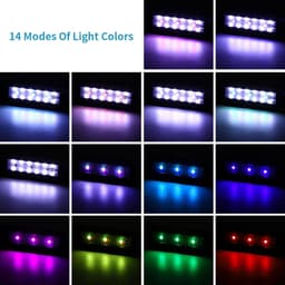 image-USB Aquarium Lamp 6W Clip-on Fish Tank Light For Small Fish Tank