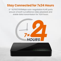 image-Tenda Gigabit Switch Ethernet 5/8Port 1000Mbps 10xFast Switch RJ45 Hub ethernet network switch SOHO Desktop Smart WIFI Switcher