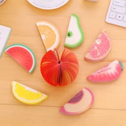 image-1 Lot Sticky notes DIY fruit vegetables Memo pads kawaii 160 Pages Sticker Post Bookmark Point It Marker Memo Sticker Paper