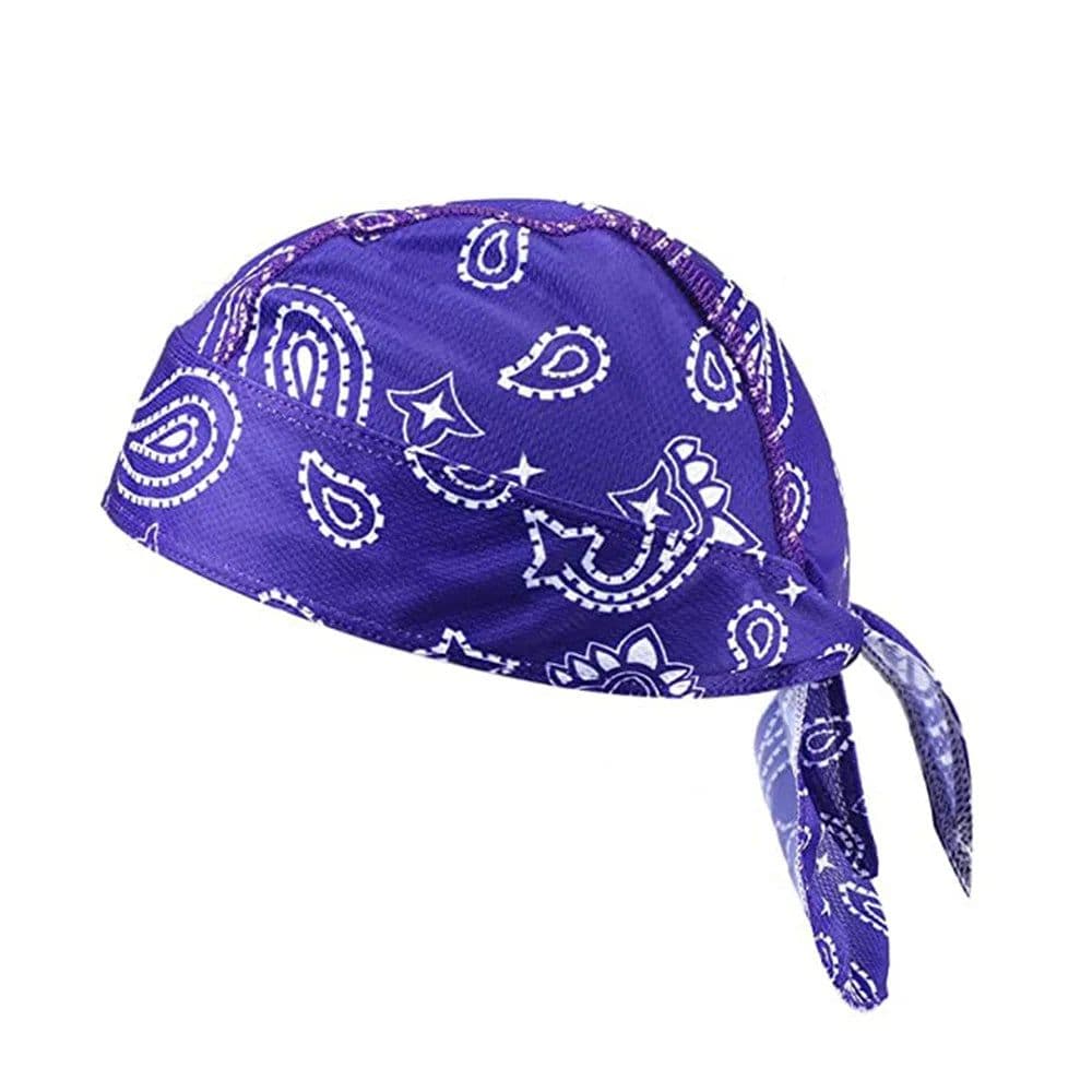 image-Men's Bandana Summer Cycling Bandana Bicycle Hat Head Wrap Anti Sweat UV Sport Headband Breathable for Men Women Sports Cap