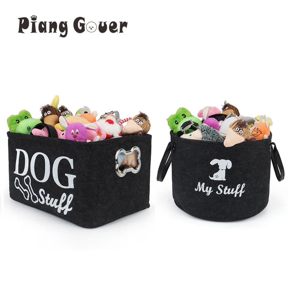 image-Clothes Toy Storage Dog Basket Pet Bin Accessories Box Container Stuff Sundries organize Baskets Case Home Tool