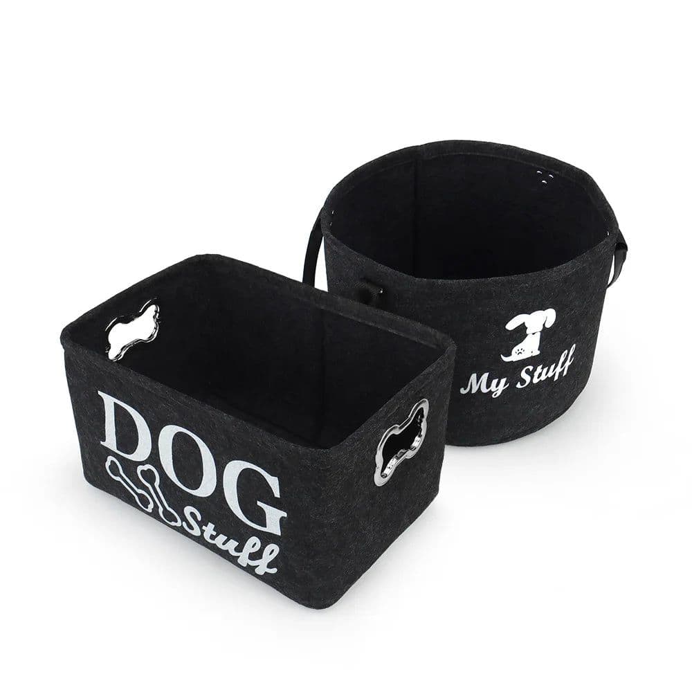 image-Clothes Toy Storage Dog Basket Pet Bin Accessories Box Container Stuff Sundries organize Baskets Case Home Tool