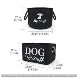 image-Clothes Toy Storage Dog Basket Pet Bin Accessories Box Container Stuff Sundries organize Baskets Case Home Tool