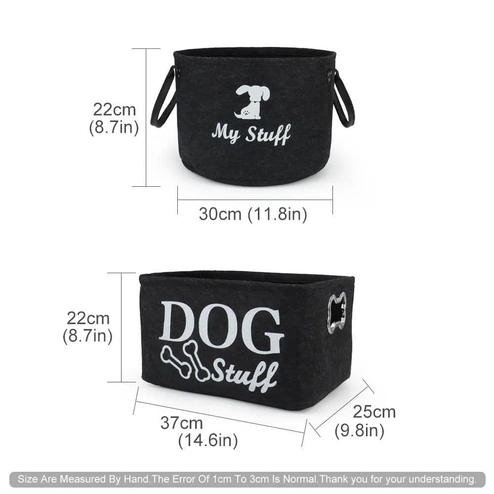 image-Clothes Toy Storage Dog Basket Pet Bin Accessories Box Container Stuff Sundries organize Baskets Case Home Tool