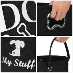 image-Clothes Toy Storage Dog Basket Pet Bin Accessories Box Container Stuff Sundries organize Baskets Case Home Tool