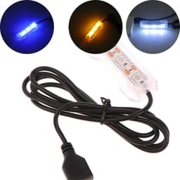 image-Fish Tank Light Plastic Small Aquarium Plants Light USB LED Desktop Fish Tank Lamp Aquarium Landscape Decorative Lamp 5Colors