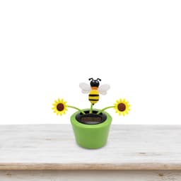 image-Solar Powered Dancing Flowers Swinging Toys Funny Electric Auto-swinging Shaking Head Car Decoration Ornaments Kids Holiday Gift