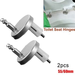 image-2Pcs Universal Toilet Lid Hinges Fittings Quick Release Cover Hinge Screw Replacement Toilet Seat Hinges Bathroom Accessories