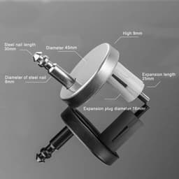 image-2Pcs Universal Toilet Lid Hinges Fittings Quick Release Cover Hinge Screw Replacement Toilet Seat Hinges Bathroom Accessories