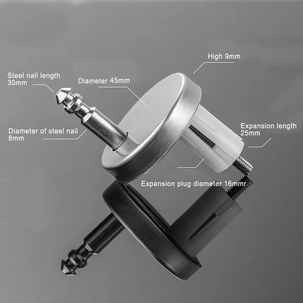 image-2Pcs Universal Toilet Lid Hinges Fittings Quick Release Cover Hinge Screw Replacement Toilet Seat Hinges Bathroom Accessories