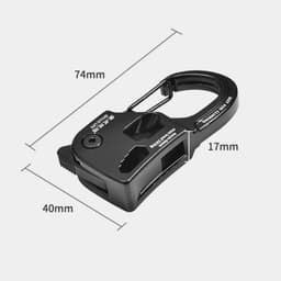 image-Camping Accessories Durable Aluminum Alloy Tent Rope Tensioner for Lightweight Portable Camping Gear Strong for Outdoor