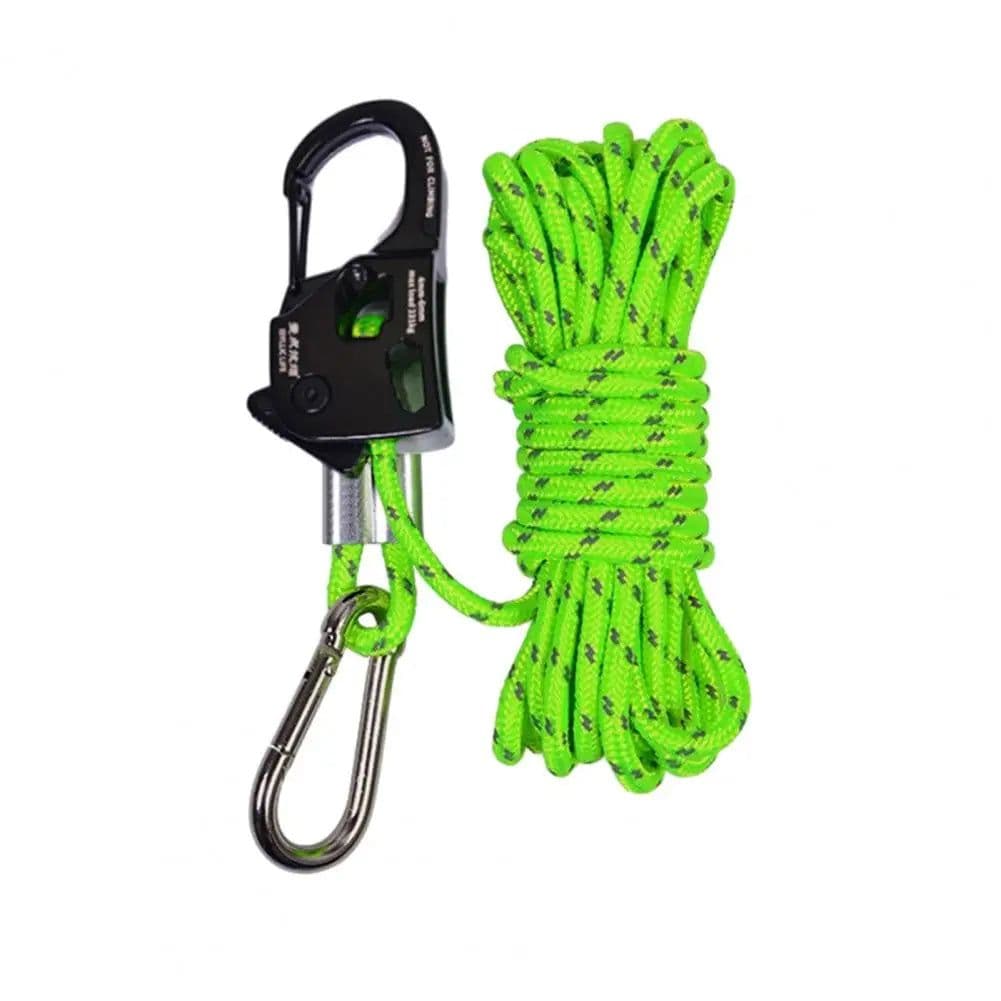 image-Camping Accessories Durable Aluminum Alloy Tent Rope Tensioner for Lightweight Portable Camping Gear Strong for Outdoor