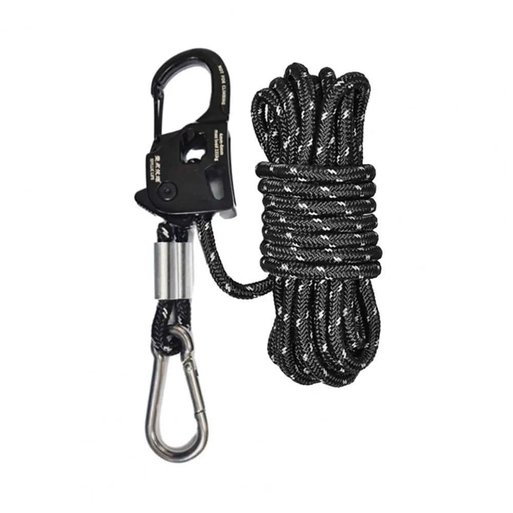 image-Camping Accessories Durable Aluminum Alloy Tent Rope Tensioner for Lightweight Portable Camping Gear Strong for Outdoor