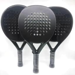 image-Powerti Tennis Padel Racket Accessories Carbon EVA Fiber Tennis Racket Best Partner Beach Pedal Racquet