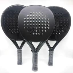image-Powerti Tennis Padel Racket Accessories Carbon EVA Fiber Tennis Racket Best Partner Beach Pedal Racquet