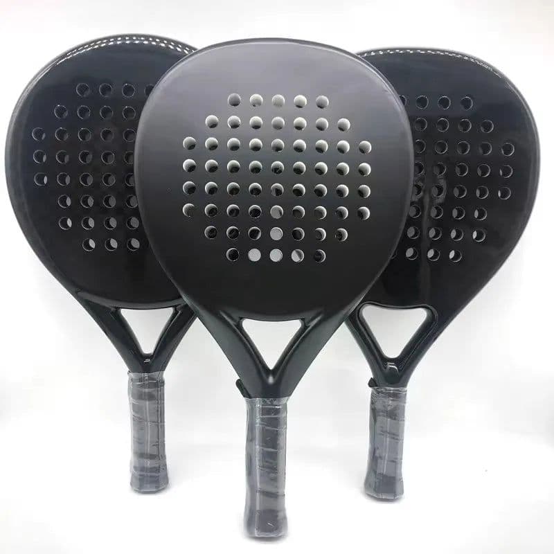 image-Powerti Tennis Padel Racket Accessories Carbon EVA Fiber Tennis Racket Best Partner Beach Pedal Racquet