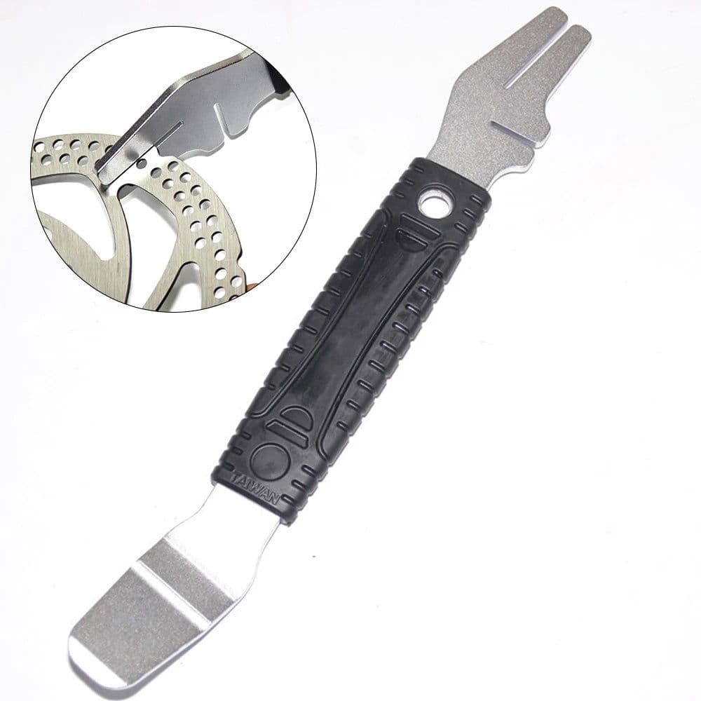 image-1PC Bike Bicycle Disc Brake Rotor Alignment Truing Tools Adjustment Wrench Tool Stainless Steel Repair Cycling Accessories