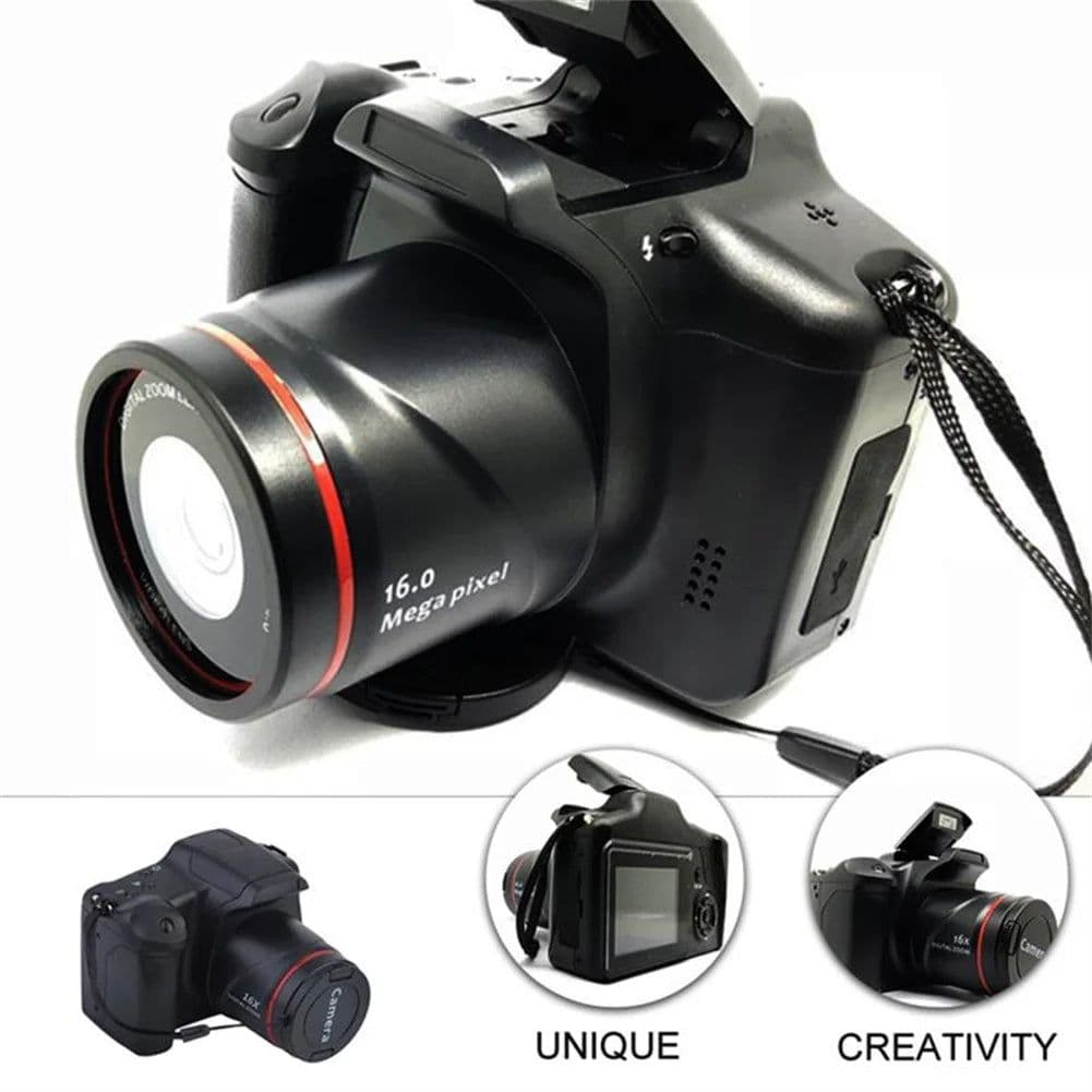 image-Digital Video Camera Full HD 1080P Camera Digital Point Shoot Camera With 16X Zoom Anti Shake Professional Camera