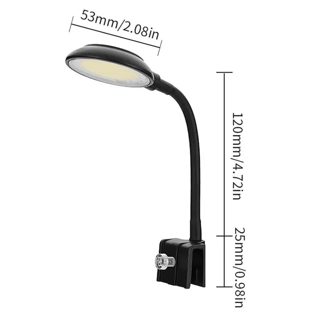 image-Aquarium Mini Light LED Fish Tank Clip Lamp Usb Lighting Cob High Brightness Round Water Grass Lights
