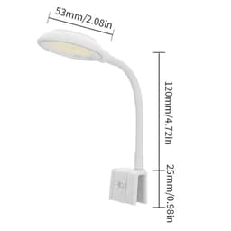 image-Aquarium Mini Light LED Fish Tank Clip Lamp Usb Lighting Cob High Brightness Round Water Grass Lights