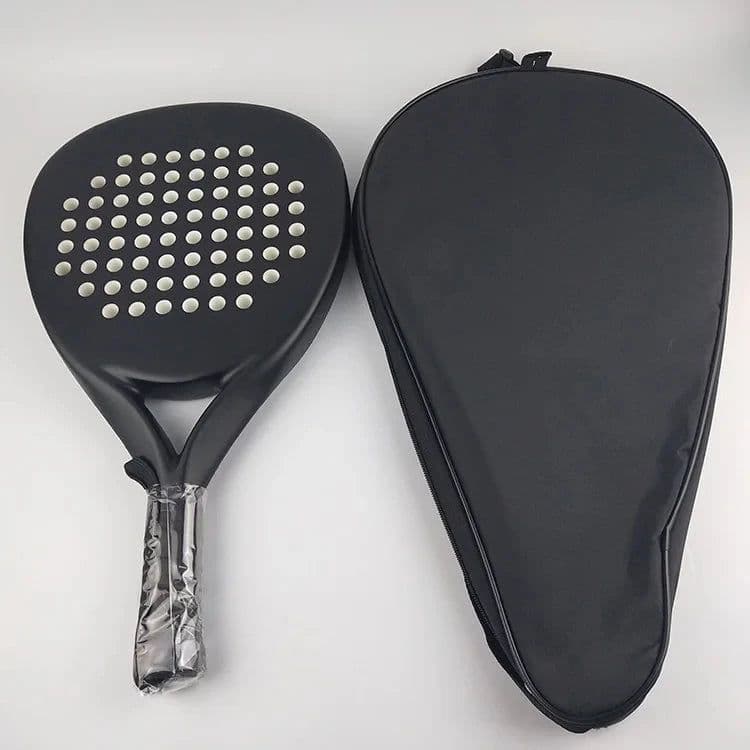 image-Carbon Fiber Paddle Racket Soft EVA Face Tennis Raqueta With Padel Racket Bag For Men Women Training Professional 3k