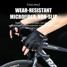 image-New Half-Finger Men'S And Women'S Cycling Gloves Liquid Silicone Shock-Absorbing Breathable Sports Bike Fitness Gloves