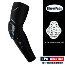 image-1Pcs Sports Crashproof Elbow Support Pads Breathable Arm Compression Sleeve for Cycling Running Basketball Football Volleyball