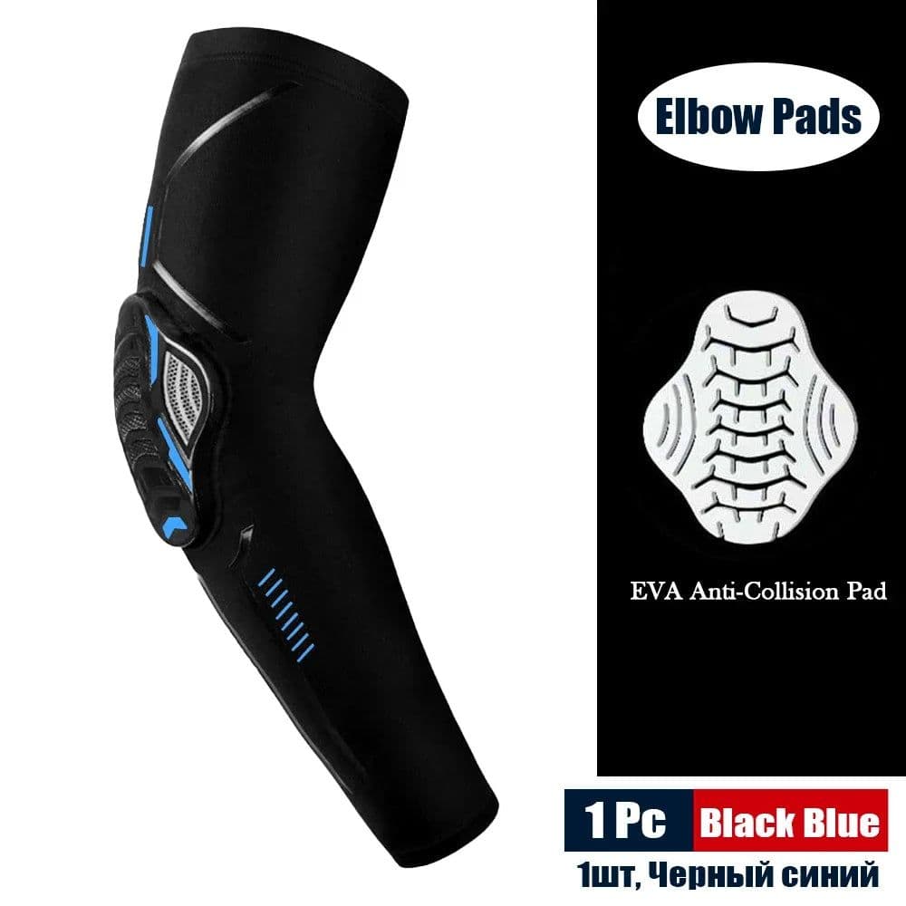 image-1Pcs Sports Crashproof Elbow Support Pads Breathable Arm Compression Sleeve for Cycling Running Basketball Football Volleyball