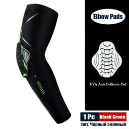 image-1Pcs Sports Crashproof Elbow Support Pads Breathable Arm Compression Sleeve for Cycling Running Basketball Football Volleyball