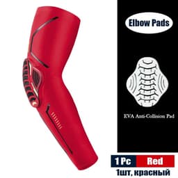 image-1Pcs Sports Crashproof Elbow Support Pads Breathable Arm Compression Sleeve for Cycling Running Basketball Football Volleyball