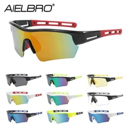 image-AIELBRO Cycling Glasses for Men Sport Men's Sunglasses Polarized Glasses Women's Sunglasses Safety Goggles Sunglasses for Men