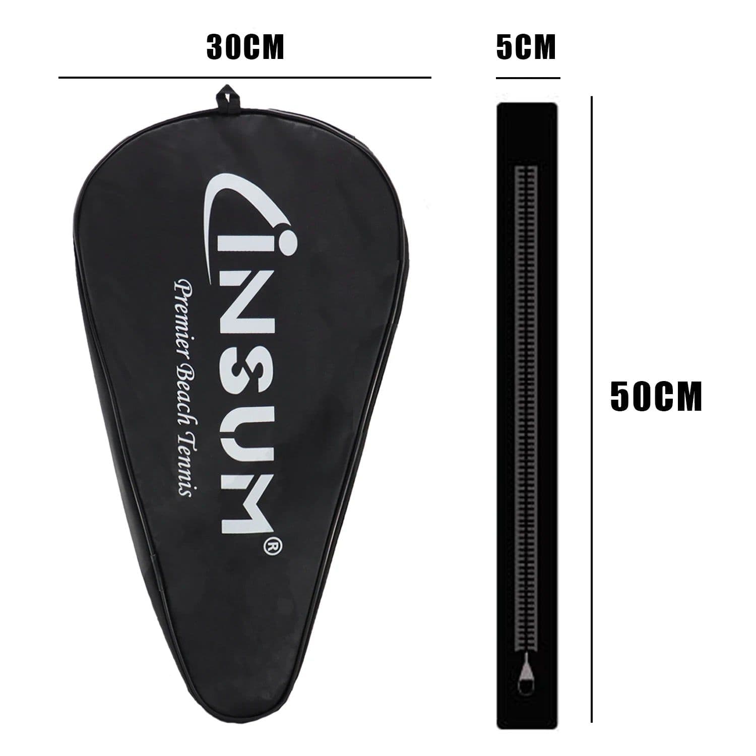image-insum Pickleball Paddle Cover Case Padel Racket Covers Durable Material Pickleball Covers Bag Fits All Shapes Single Paddles Bag
