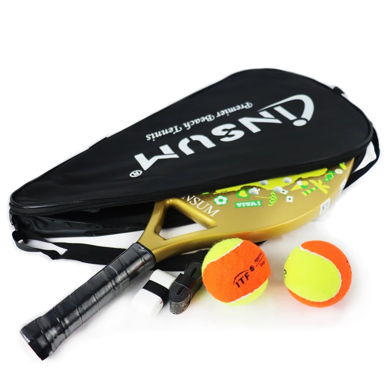 image-insum Pickleball Paddle Cover Case Padel Racket Covers Durable Material Pickleball Covers Bag Fits All Shapes Single Paddles Bag