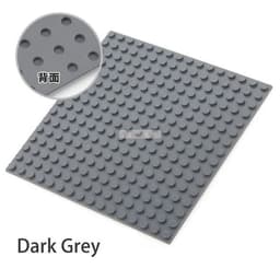 image-16X16 Dots DIY Building Blocks Baseplates Bricks Educational Assemblage Construction Toys for Children Compatible With Brand