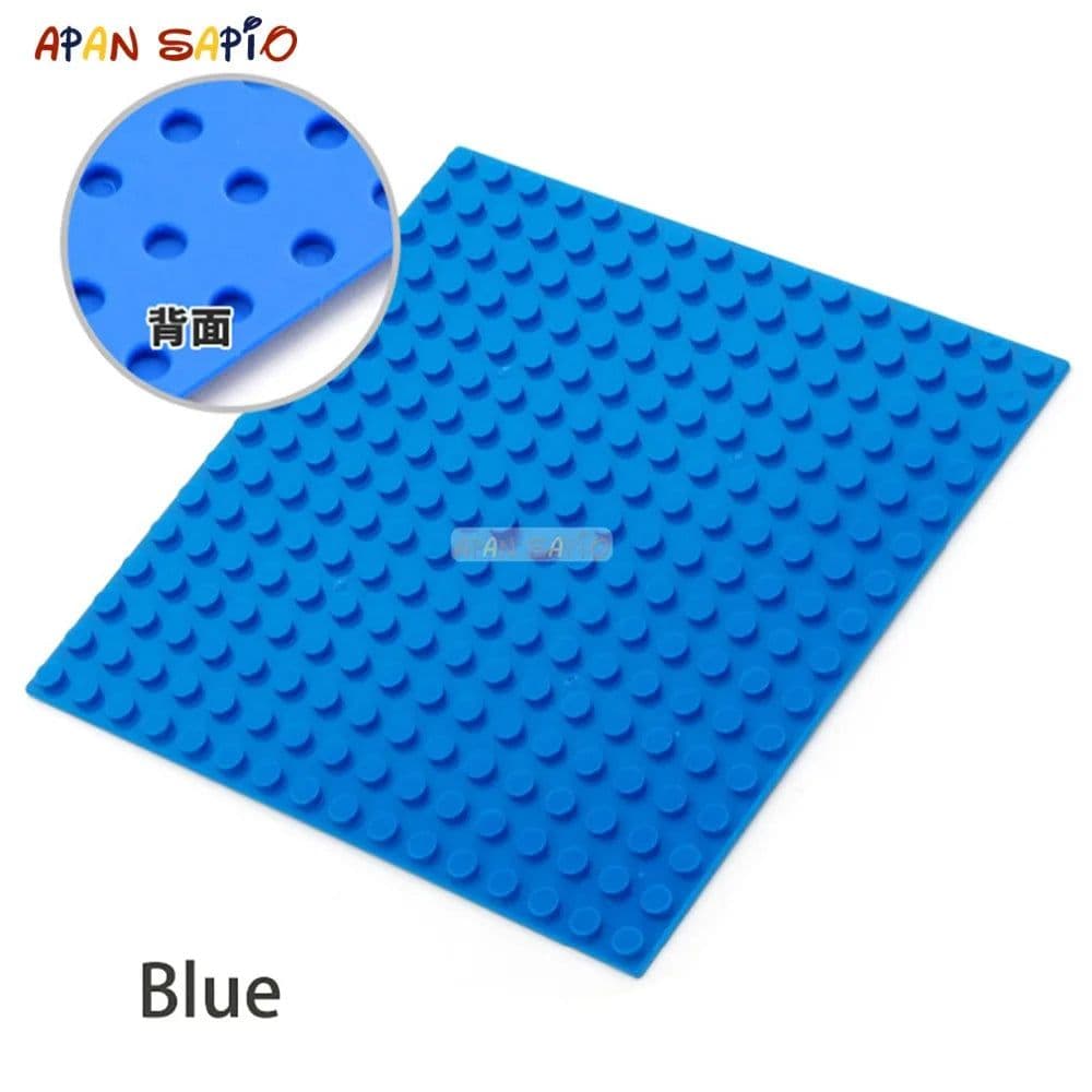 image-16X16 Dots DIY Building Blocks Baseplates Bricks Educational Assemblage Construction Toys for Children Compatible With Brand
