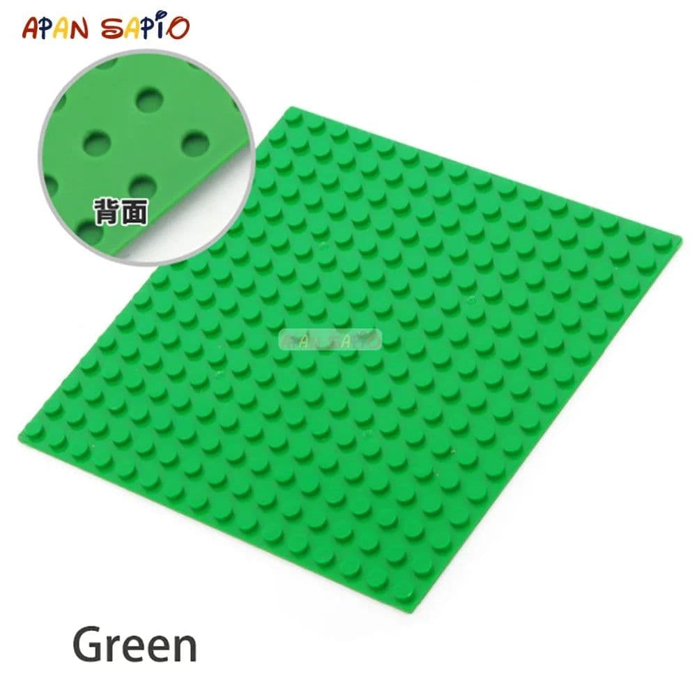 image-16X16 Dots DIY Building Blocks Baseplates Bricks Educational Assemblage Construction Toys for Children Compatible With Brand