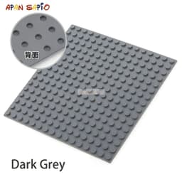 image-16X16 Dots DIY Building Blocks Baseplates Bricks Educational Assemblage Construction Toys for Children Compatible With Brand