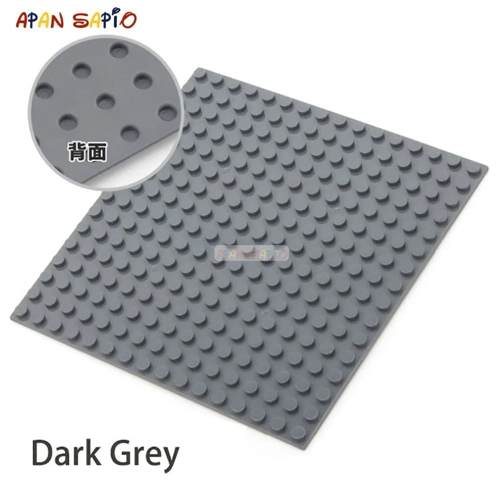 image-16X16 Dots DIY Building Blocks Baseplates Bricks Educational Assemblage Construction Toys for Children Compatible With Brand