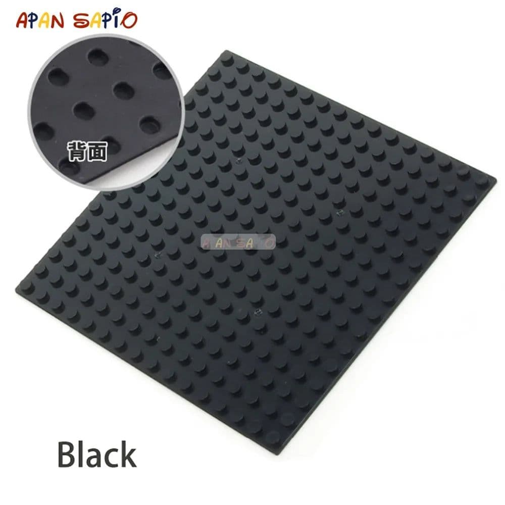 image-16X16 Dots DIY Building Blocks Baseplates Bricks Educational Assemblage Construction Toys for Children Compatible With Brand