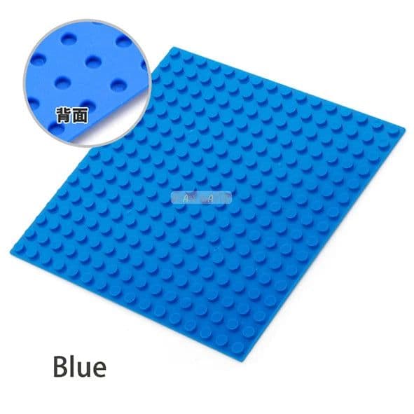 image-16X16 Dots DIY Building Blocks Baseplates Bricks Educational Assemblage Construction Toys for Children Compatible With Brand