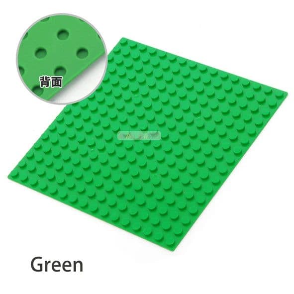 image-16X16 Dots DIY Building Blocks Baseplates Bricks Educational Assemblage Construction Toys for Children Compatible With Brand