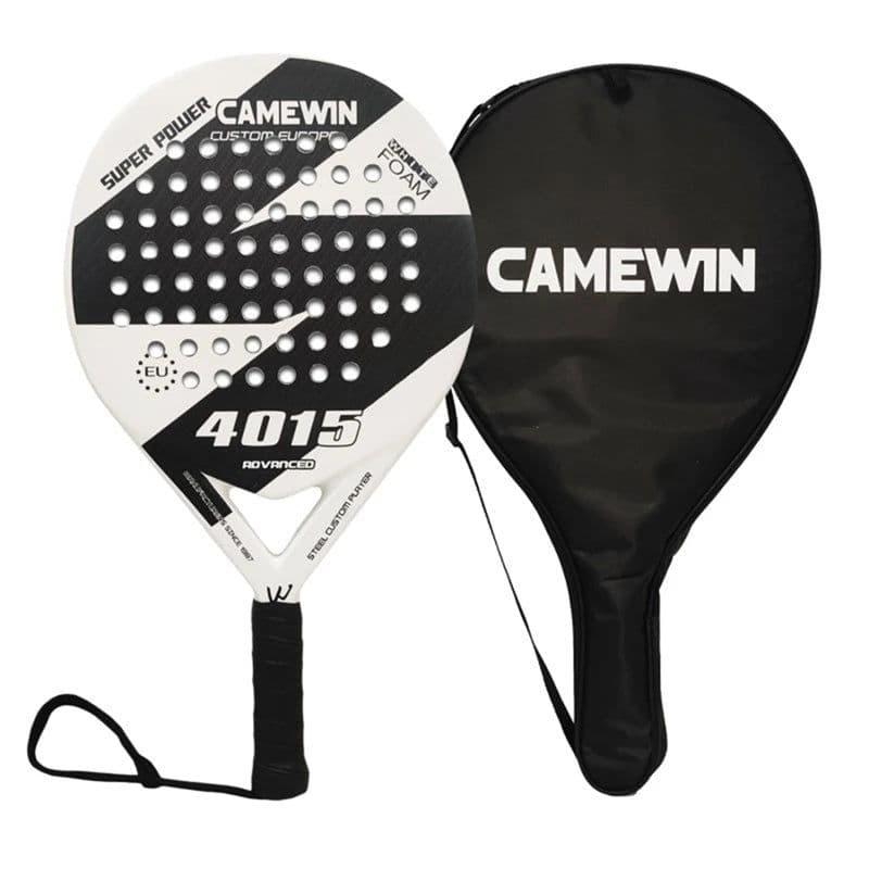image-Camewin Padel Racket Beach Tennis Carbon Fiber And EVA Smooth Surface Durable Power Lite Paddleball Paddle Racket
