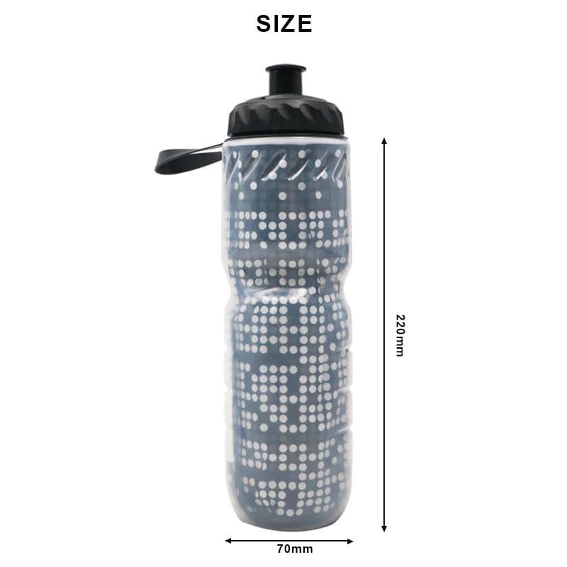 image-Bicycle Water Bottle Dual Layer Thermal Keep Hot Cold Portable MTB Road Bike Sport Water Bottle Outdoor Cycling Equipment 710ML
