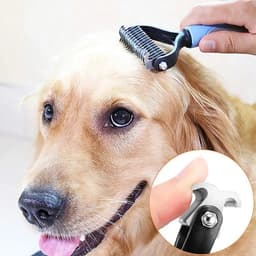 image-Professional Pet Deshedding Brush Dog Hair Remover Pet Fur Knot Cutter Puppy Cat Comb Brushes Dogs Grooming Shedding Supplies