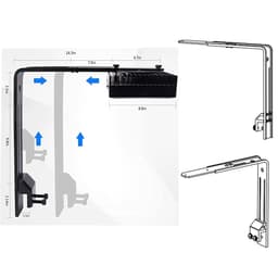 image-New upgrade G5 Aqua star intelligent light stand suitable for AI Hydra 52's lamps brackets