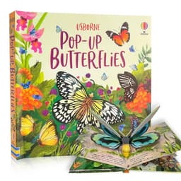 image-Usborne Pop Up Butterflies English 3D Flap Picture Books for Kids Reading Activity Learning Book Montessori Materials Child Gift