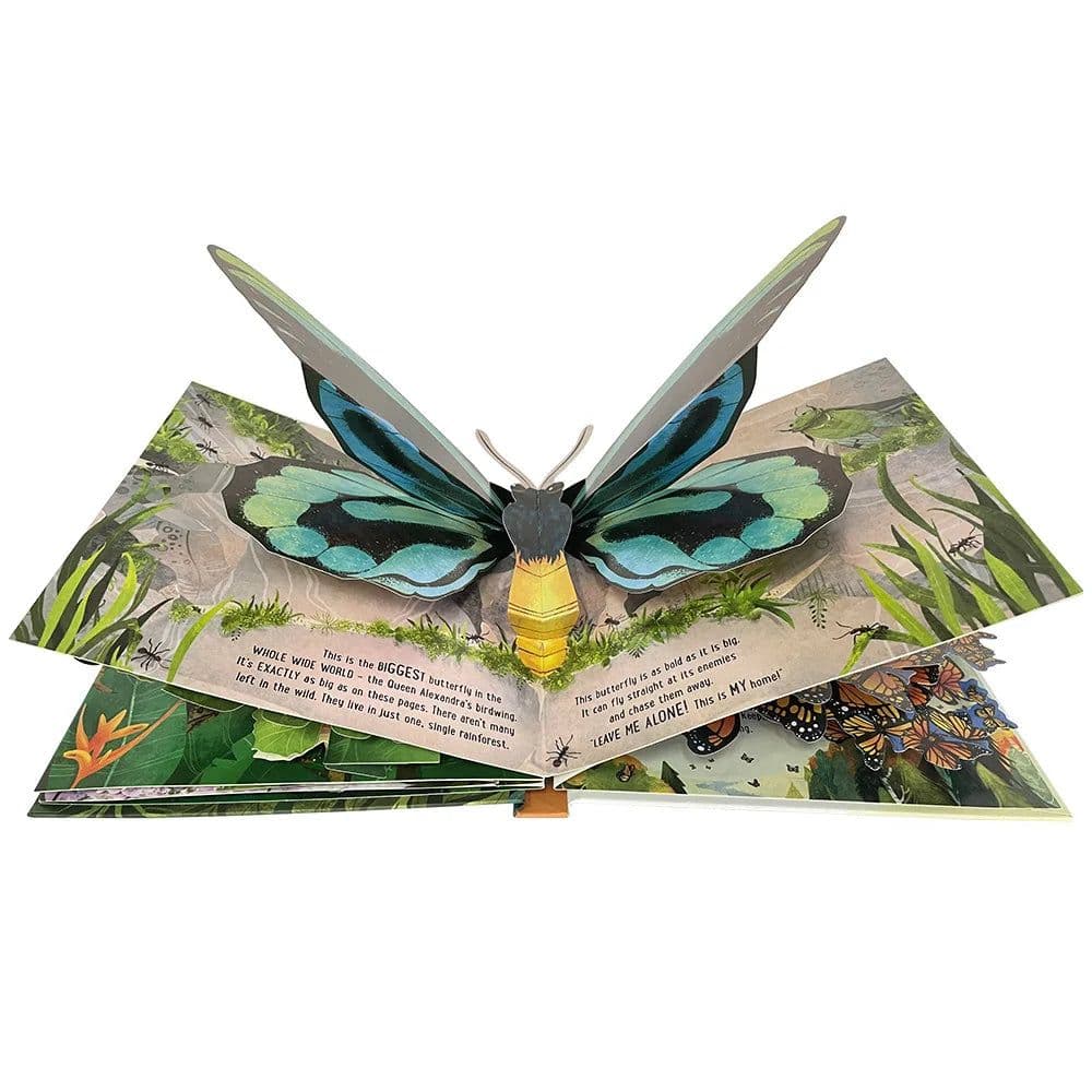 image-Usborne Pop Up Butterflies English 3D Flap Picture Books for Kids Reading Activity Learning Book Montessori Materials Child Gift