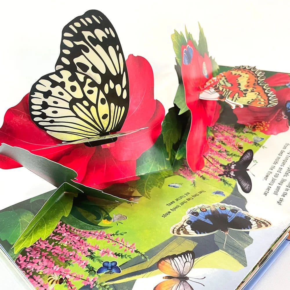 image-Usborne Pop Up Butterflies English 3D Flap Picture Books for Kids Reading Activity Learning Book Montessori Materials Child Gift