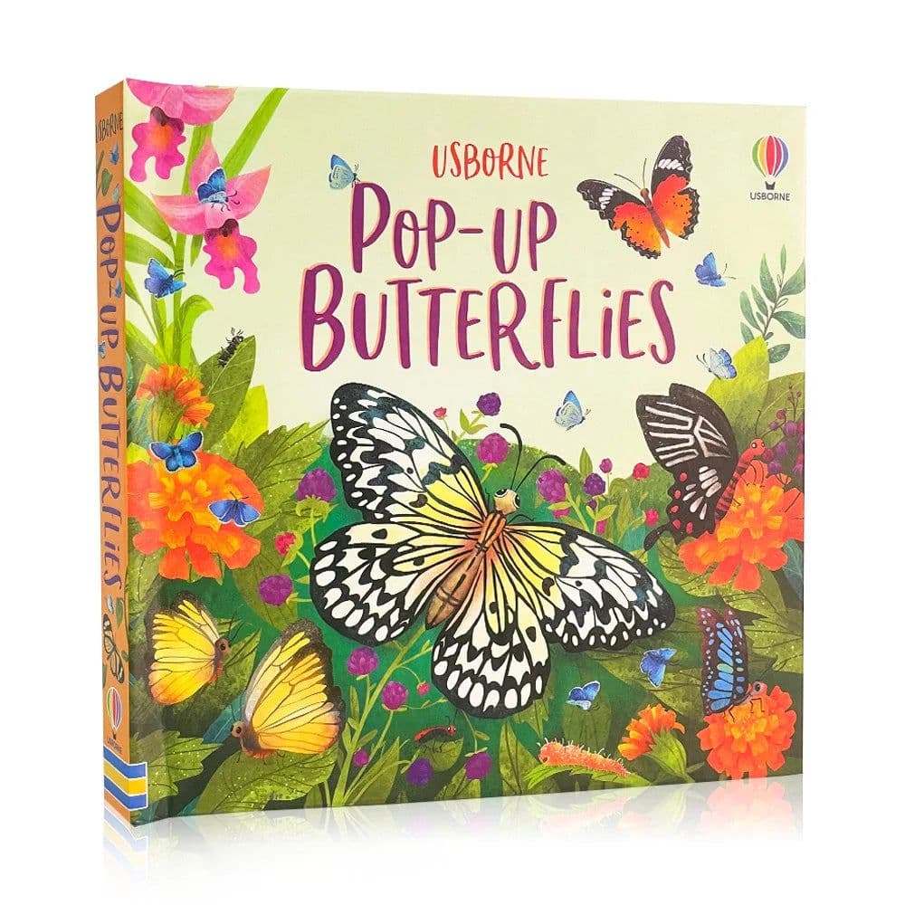 image-Usborne Pop Up Butterflies English 3D Flap Picture Books for Kids Reading Activity Learning Book Montessori Materials Child Gift
